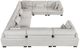 Homelegance® Tinley 8-Piece Beige Modular Sectional-3