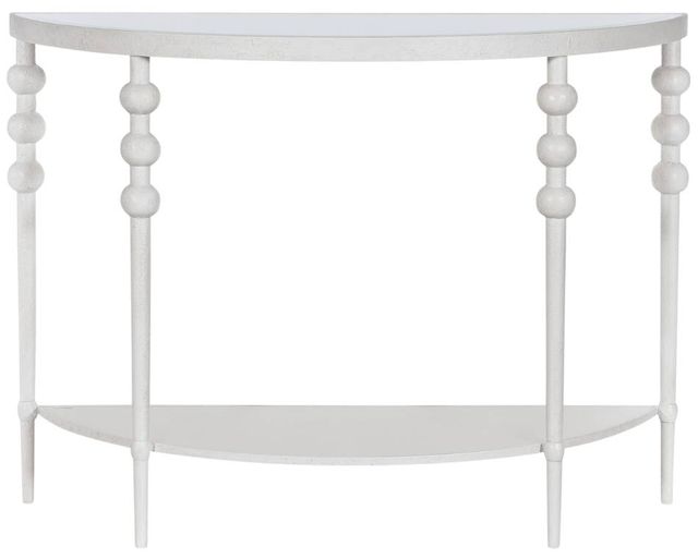 Hooker® Furniture Melange On The Bright Side White Demilune Console Table-2
