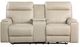Leather Italia™ Bryant Taupe Power Reclining Loveseat-1