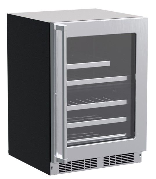 Marvel 5.1 Cu. Ft. Stainless Steel Wine Cooler-0