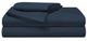BEDGEAR® Basic 3-Piece Navy Blue Twin Sheet Set-0