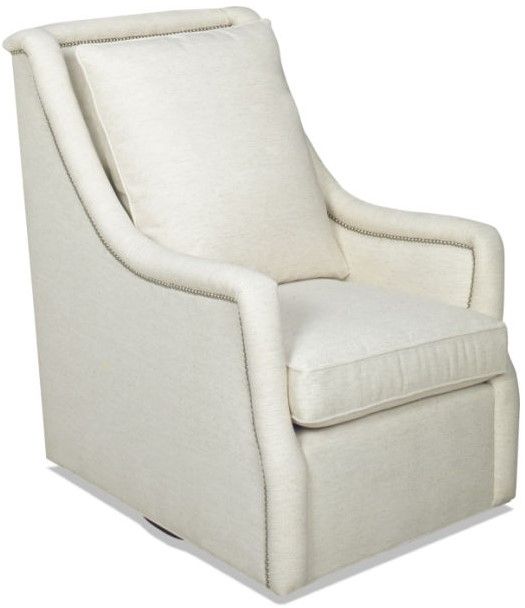 Parker Southern Marley Elise Parchment/Heirloom Swivel Chair-0