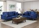 Homelegance® Violetta Blue Loveseat-1