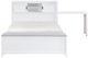 Homelegance® Sloane White Full Bookcase Platform Bed-2