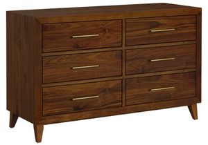 Elements International Malia Walnut Dresser 