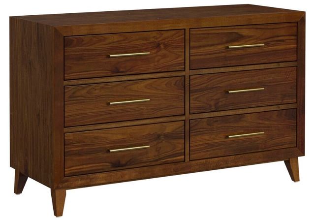 Elements International Malia Walnut Dresser -0