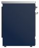 Ilve® Majestic III 30" Midnight Blue Pro Style Induction Range with Solid Door and Chrome Trim-3