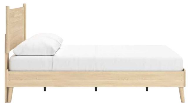 Signature Design by Ashley® Cabinella Tan Queen Platform Panel Bed-2