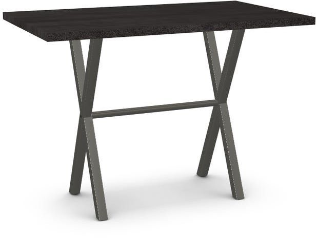 Amisco Customizable Alex Thermo Fused Laminate Bar Table with 1.63" Tabletop-0