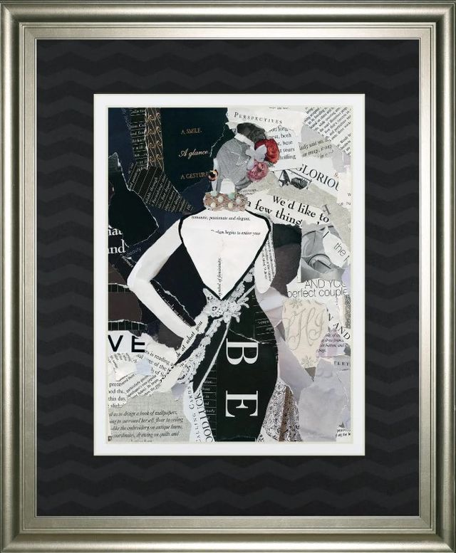 Classy Art Fashion Mosaic II by Carol Robinson Framed Wall Art-0