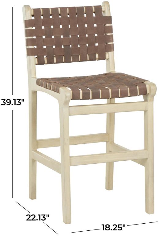 Deco Marche Brown Bar Stool-3