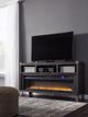 Signature Design by Ashley® Todoe Gray 65" TV Stand with Electric Fireplace-4