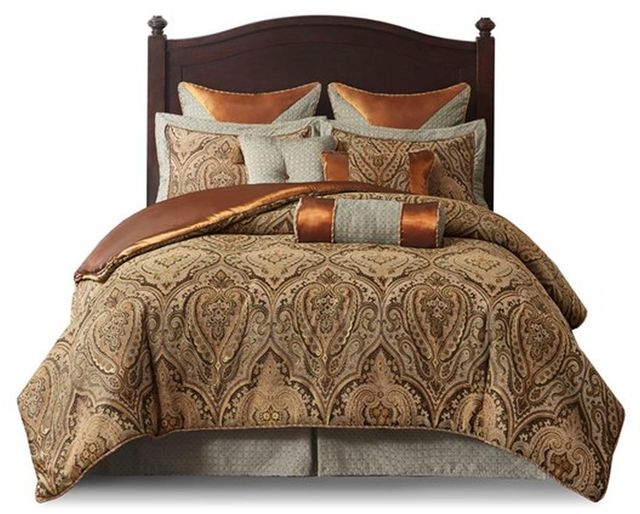 Olliix by Hampton Hill Canovia Multi Color King Springs Duvet Style Comforter Set-4