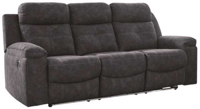 Benchcraft® Brysonview Charcoal Manual Reclining Sofa-0