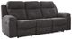 Benchcraft® Brysonview Charcoal Manual Reclining Sofa-0