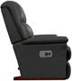 La-Z-Boy® Reed Licorice Leather Power Rocking Recliner with Headrest-3