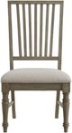 Elements International Kings Court Gray/Taupe Dining Side Chair -1