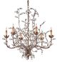 Currey & Company Crystal Bud Cupertino Medium Chandelier-0