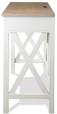 Riverside Furniture Osborne Timeless Oak/Winter White Console Table-3
