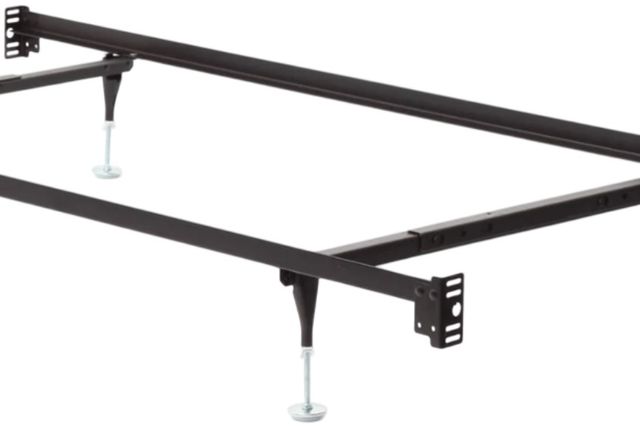 W.Silver Products Deluxe Twin/Full Bolt-On Standard Bed Frame with Headboard and Footboard Brackets-1