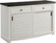 Elements International Kayla Two-Tone Grey Server-1