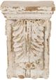 A & B Home 6-Piece Antique Cream 5" Wall Shelf Set-2