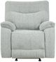 New Classic® Home Furnishings Chablis Mist Gray Manual Glider Recliner-2