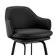 Armen Living Brigden Black 26" Counter Stool-4