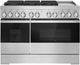 JennAir® NOIR™ 48" Stainless Steel Pro Style Dual Fuel Range-0