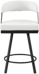 Homelegance® Crowley White Counter Swivel Chair-2
