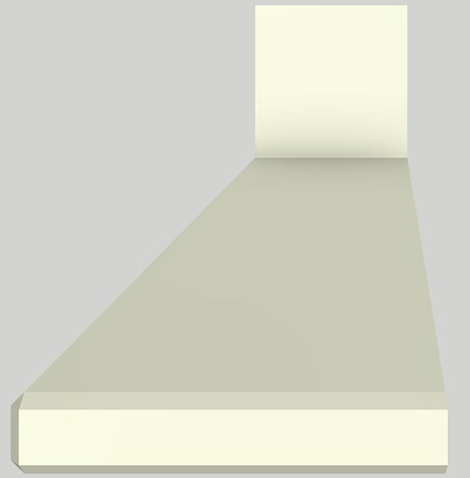 Vent-A-Hood® 48" Biscuit Wall Hood-1
