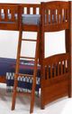 Night & Day Furniture™ Cinnamon Cherry Twin/Twin Bunk Bed-1