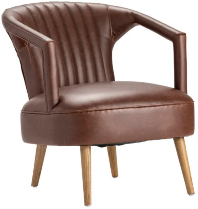 Crestview Collection Mesquite Ranch Leather and Faux Cowhide