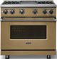 Viking® 7 Series 36" Golden Hour Pro Style Natural Gas Range with Griddle-4