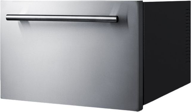 Summit® 18" Panel Ready/Stainless Steel Built In Wine Cooler Drawer-1