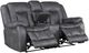 New Classic® Home Furnishings Morello Gray Power Reclining Console Loveseat-3