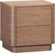 Moe's Home Collection Round Off Walnut Brown Tall Nightstand-0