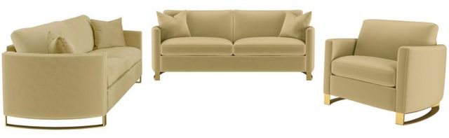 Coaster® Corliss 3-Piece Camel Living Room Seating Set-0