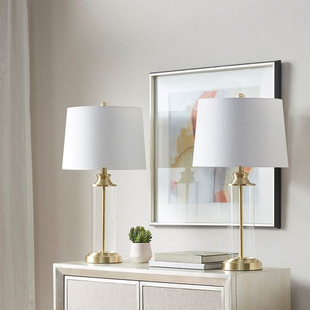 Olliix by 510 Design Clarity 2 Gold Table Lamp Set-2
