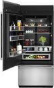 JennAir® 36" 20.9 Cu. Ft. Panel Ready Built In Bottom Freezer Refrigerator-3