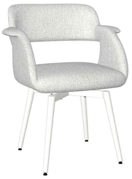 Amisco Customizable Sorrento Swivel Dining Arm Chair-1
