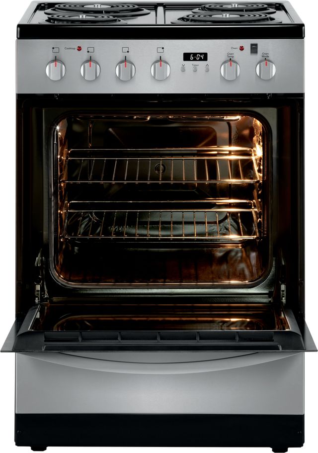 Frigidaire® 24" Stainless Steel Freestanding Electric Range-1