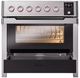 Ilve® Panoramagic 36" Stainless Steel Pro Style Induction Range-2
