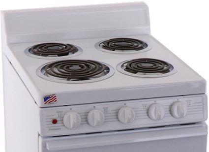 Premier Peerless 20" White Freestanding Electric Range-1