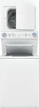 Frigidaire® 3.9 Cu. Ft. Washer, 5.6 Cu. Ft. White Gas Stack Laundry-3