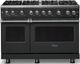Viking® 5 Series 48" Antique Bronze Pro Style Gas (LP) Range with Polished Chrome Trim-0