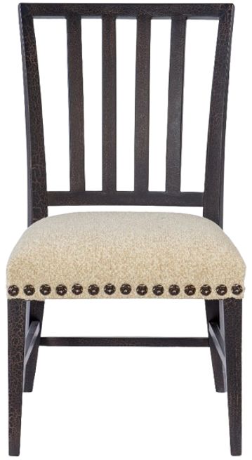 Hooker® Furniture Big Sky Charred Timber/Saxony Porcelain Dining Side Chair-2
