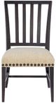 Hooker® Furniture Big Sky Charred Timber/Saxony Porcelain Dining Side Chair-2