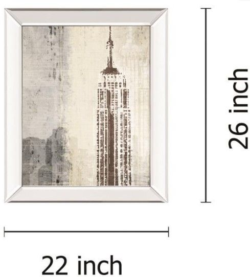 Classy Living Venter, T Edifioe II 22" Wall Art-1