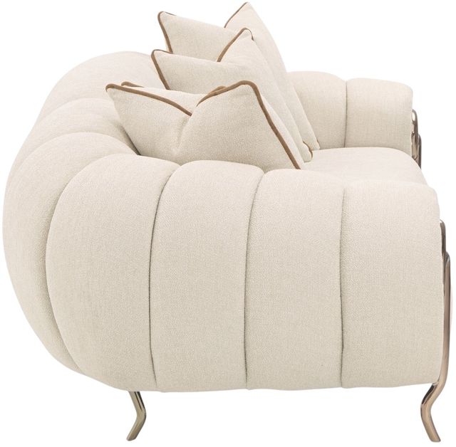Michael Amini® Cloche Latte Dark Bronze Mansion Sofa-3